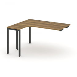 Стол-приставка к опорной тумбе/шкафу (левый) CONCEPT CN.OSAPR-006(L) Сандал Янтарный Антрацит