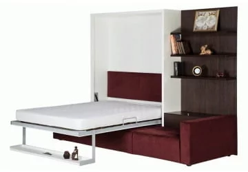 Мебель-трансформер Смарт 1 3-в-1 1600 правый Ясень шимо темный