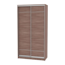 Шкаф-купе коричневый B-220х120х60-2(ЯШТ-D7D7)