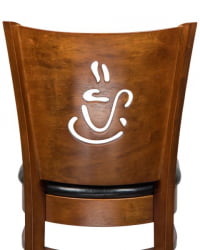 Стул барный DOBRIN JERRY BAR (шоколад, черный) 2 шт