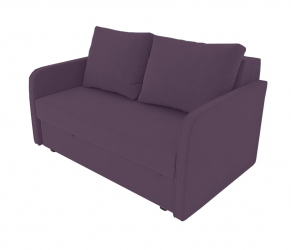 Диван Лоджия Велюр (Berhouse) Цвет фасада: Бордо Велюто 25; Тип: Прямой; Материал фасада: Металл/Велюр