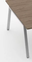 Л-образный металлический каркас с траверсами Deka 74.145.14 К Металлик матовый муар