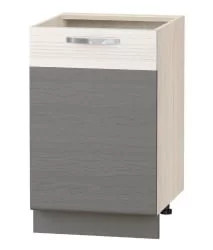 Напольный шкаф (лев/прав) Графит 74.61 Сосна Астрид/Ваниль/Графит