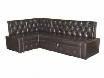 Диван угловой с ящиками Зефир Комбинация 4 Остин Умбер