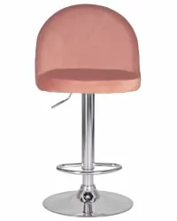 Стул барный DOBRIN MILANA Пудрово-розовый велюр MJ9-32