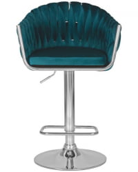 Стул барный DOBRIN MARCEL (морской волны велюр (MJ9-99)) 2 шт