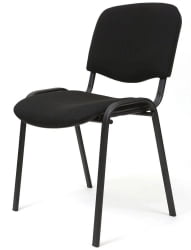 Стул для посетителей ИЗО черн/тк.черная B-14