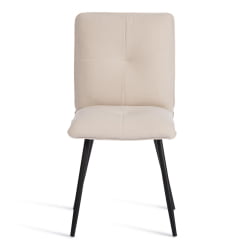 Стул обеденный Свеет флок , 46х55х88, молочный/черный, 4 / Sweet