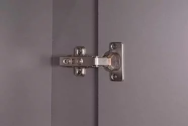 Двустворчатый гардеробный шкаф Ольга-Лофт 3 Дуб Крафт золотой Темно-серый