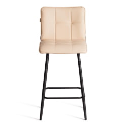 Полубарный стул Bari/Бари экокожа , бежевый, 42х55х99 см