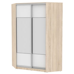 Шкаф-купе YA-230х1400-568-4(ДСС-Белый-D3D3)