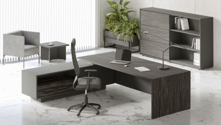 Стол для переговоров DALI DLI37270012 Эбен Антрацит