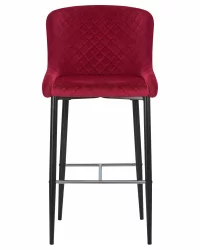 Стул барный DOBRIN CHRISTIAN 75 Бордовый велюр V108-85