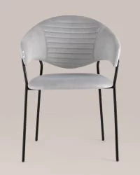 Стул Алексис велюр Серый