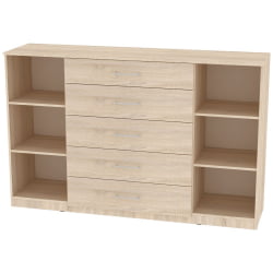 Комод Калисто(K34)1147х1802х468ручкарейлинг160мм(Венге-ДМ)