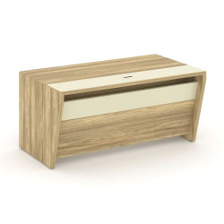 Стол руководителя прямой без тумбы Corner COR.SR-16 Гикори Песочный Ваниль