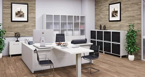 Дверь стекло в раме Lacobel YALTA LT-S2R Л white