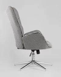 Кресло регулируемое Филадельфия Черно-белое