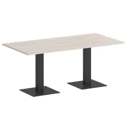 Стол прямоугольный HOME OFFICE VR.SP-5-180.2 Денвер Светлый/Антрацит металл