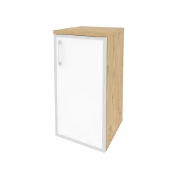 Шкаф низкий узкий правый ONIX O.SU-3.2R(R) white Тиквуд Светлый