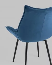 Стул обеденный Осло велюр Синий