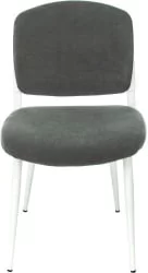Стул для кухни Бюрократ КФ-8В вхите Серый / KF-8W white