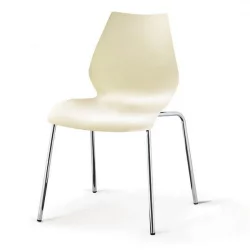 Стул пластиковый SHF-01-W White