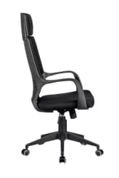 Кресло оператора Riva Chair 8989 (черный пластик) Черный