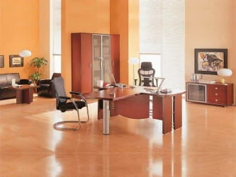 Кабинет руководителя БОРН набор 4 Бургунди