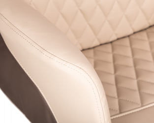 Офисное кресло для руководителей DOBRIN LEONARD (коричнево-бежевый)