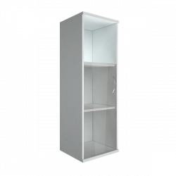 Шкаф средний узкий левый Riva А.СУ-2.2 Л Белый