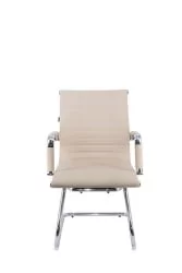 Кресло для посетителей Leo CF экокожа Бежевый