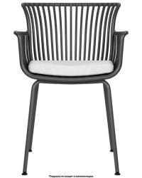 Стул обеденный ДОБРИН РОСС (темно-серый (ГР-04) без подушки) 4 шт / DOBRIN ROSS (GR-04)