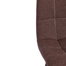 Стул CHILLY MAX ткань/металл, 45 х 54 х 90 см , темно-коричневый 01/черный