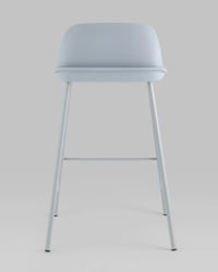 Стул полубарный Mist Серо-голубой