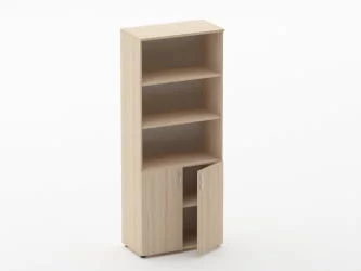 Шкаф высокий полуоткрытый Glassy 6.19.121 Орех