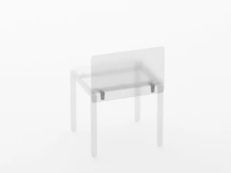 Экран (пластик) Deka 8.14.08 Белый-024 (без крепления)