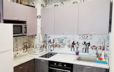 Глянцевый фартук (КОМПОЗИТ) KM 28