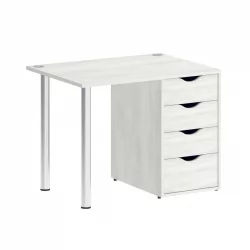 Стол письменный HOME OFFICE VR.SP-3-98.4 Снежная Платина