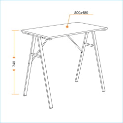 Стол WD-01 Light
