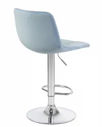 Стул барный DOBRIN TAILOR Пудрово-голубой велюр MJ9-74