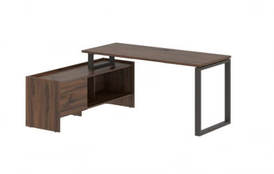 Стол с тумбой EDIS EQCT 17614 Дуб Денвер темный Мокко