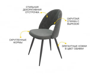 Стул Статус Десерт серый