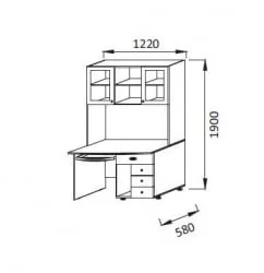 Стол ПМ-1 Юниор-6 (универсальный)