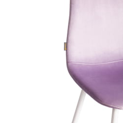Мягкий стул BREEZE (mod. JSC-58) Велюр/металл , 44 х 53 х 86 см, Lavender (лавандовый) HLR26 / белый