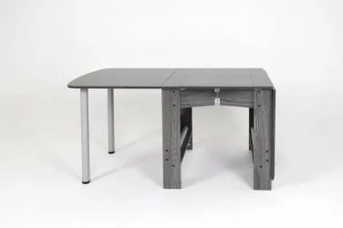 Стол-книжка раздвижной Оригами Ясень черный