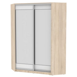 Шкаф-купе YA-198х1250-1(ДСС-Белый-D2D2)