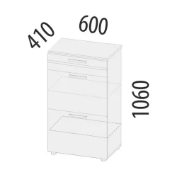 Тумба для обуви Денвер 400.11
