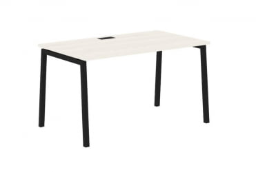 Стол письменный ЕДИС ЕЛСТ 1380 Ясень Траун Черный / EDIS ELST