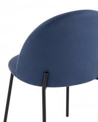 Стул Коди велюр Синий